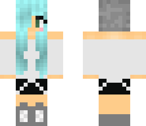 blue hair girl
