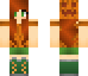 halloween pumpkin girl