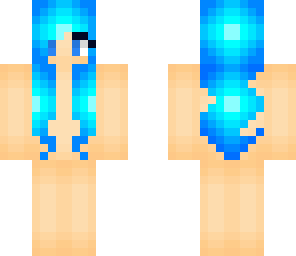 electric blue hair - read