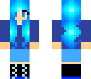 blue girl