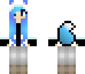 blue fox girl