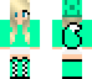aqua fox girl -original-