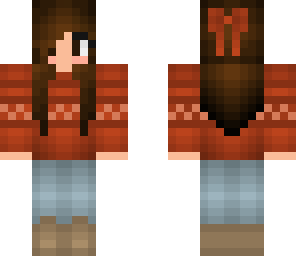 orange sweater girl