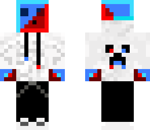 red and blue slime