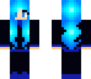 blue tux girl