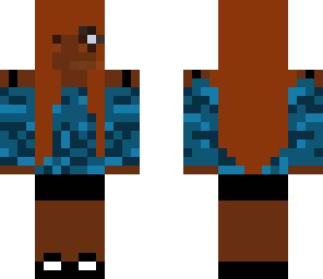 pretty blue camoflauge girl