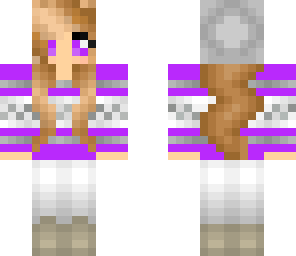 purple winter cute sweater girl