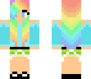 rainbow girl