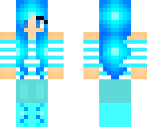 cute blue girl