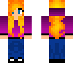 purple jacket girl
