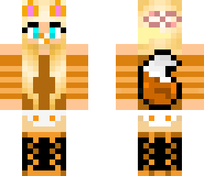 cute baby fox girl