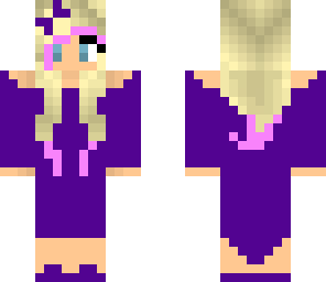 purple dress