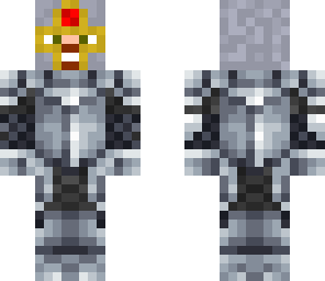medieval knight with a helmet