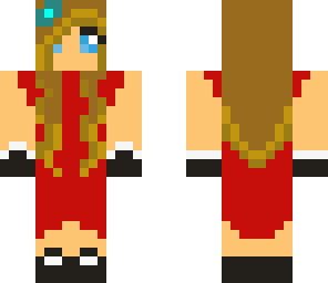 red dress girl