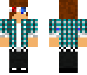 tenager skin with 3d glasses