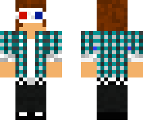 tenager skin with 3d glasses hd