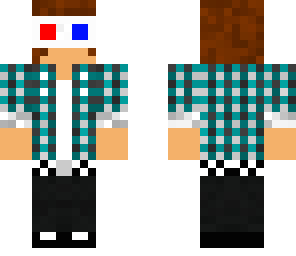 tenager2 green eyes 3d glasses