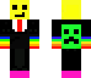 smiley in a tux
