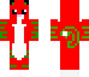 red neon cat