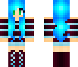 blue girl