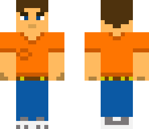 human orange shirt