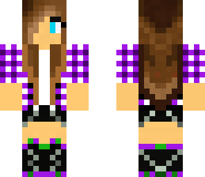 girl purple beautyfull