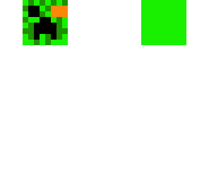 cabeza de creeper con rastreador naranja