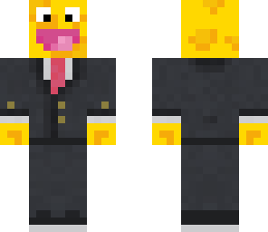 cheese man in a suit