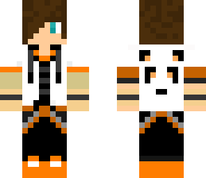 panda boy with no hat
