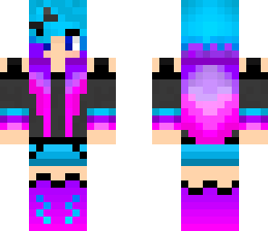 rainbow dry ice girl