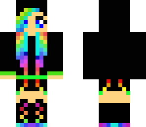 rainbow awesome hair