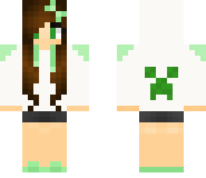 green girl teenager