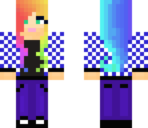 edited rainbow girl