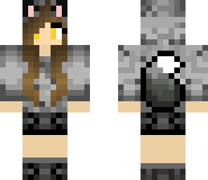 wolf girl yellow