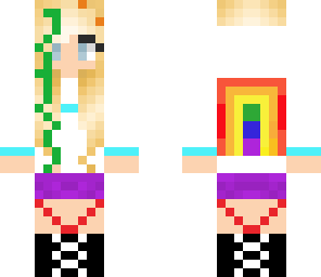 rainbow girl