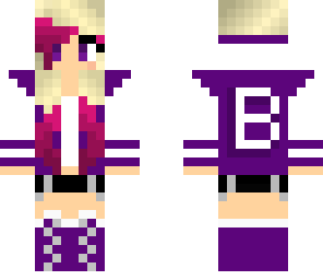 purple teenage girl