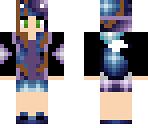 hooded galixy girl