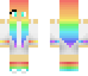 - rainbow haired white girl -