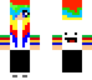 rainbow girl