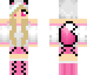 pink fox girl