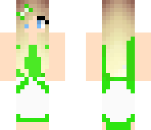 green spring girl