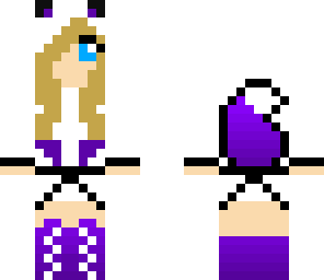 purple fox girl