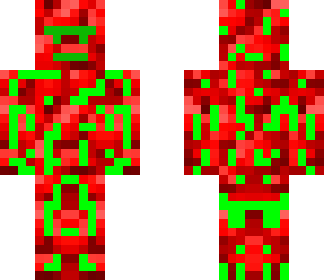 red cobblestone alien