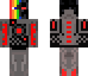 chaoticrainbowz on youtube's  my cyborg skin