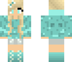 blue slime girl