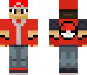 pokemon trainer in red