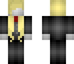 blonde slender man