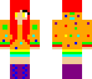 rainbow cake girl