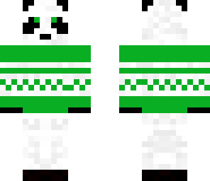 green panda