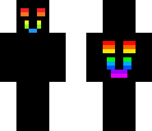 happy balck rainbow creeper